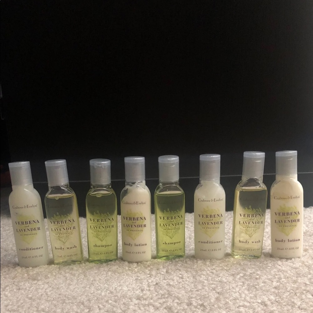 Crabtree & Evelyn Verbena lavender travel set